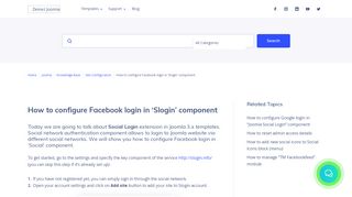 
                            8. How to configure Facebook login in 'Slogin' component - Zemez