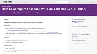 
                            10. How To Configure Facebook Wi-Fi On Your NETGEAR Router ...