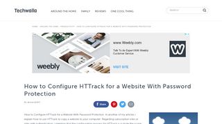 
                            2. How to Configure HTTrack for a Website With Password ...