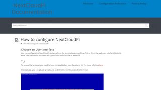 
                            1. How to configure NextCloudPi | NextCloudPi …