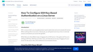 
                            5. How To Configure SSH Key-Based Authentication on a Linux ...