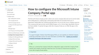 
                            10. How to configure the Company Portal app - Microsoft Intune | Microsoft ...