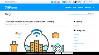 
                            1. How to Connect Amazon Echo to WiFi when Traveling - Connectify