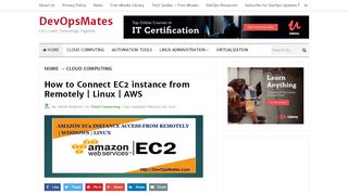 
                            9. How to Connect EC2 instance from Remotely | Linux | AWS ...