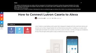 
                            7. How to Connect Lutron Caseta to Alexa - Appuals.com
