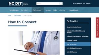 
                            6. How to Connect | NC Health Information Exchange Authority