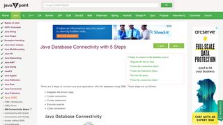 
                            6. How to connect to database in Java | Java …