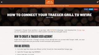 
                            4. How to Connect Your Traeger Grill to WiFIRE - Traeger Grills