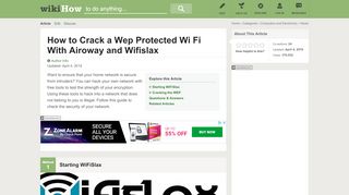 
                            9. How to Crack a Wep Protected Wi Fi With Airoway and Wifislax