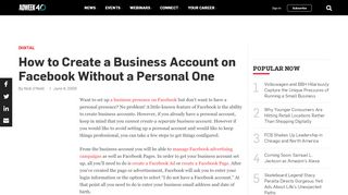 
                            7. How to Create a Business Account on Facebook Without a ...