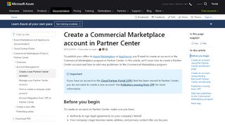 
                            3. How to create a Commercial Marketplace account in Partner ...