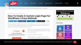 
                            7. How To Create A Custom Login Page For WordPress: 5 Easy ...