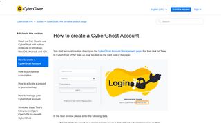 
                            4. How to create a CyberGhost Account – CyberGhost VPN