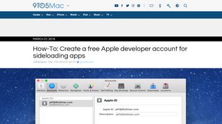 
                            2. How-To: Create a free Apple developer account for ... - 9to5Mac