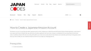 
                            9. How to Create a Japanese Amazon Account - Japan Codes