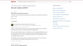 
                            4. How to create a JIO ID - Quora
