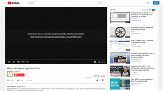
                            2. How to Create a Lightbox Form - YouTube