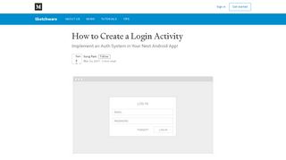 
                            4. How to Create a Login Activity - Sketchware - Medium