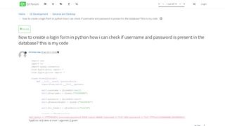 
                            6. how to create a login form in python how i ... - forum.qt.io