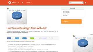 
                            9. How to create a login form with JSP - mr bool