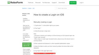 
                            8. How to create a Login on iOS – RoboForm