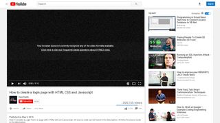 
                            7. How to create a login page with HTML CSS and Javascript - YouTube