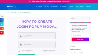 
                            9. How to Create a Login Popup Modal in WordPress - WP …