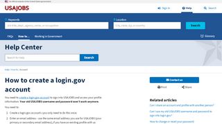 
                            4. How to create a login.gov account - USAJOBS Help Center