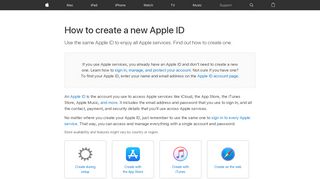
                            1. How to create a new Apple ID - Apple Support