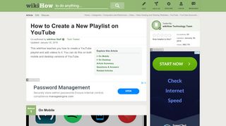 
                            9. How to Create a New Playlist on YouTube (with …