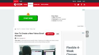 
                            3. How To Create a New Yahoo Email Account - Ccm.net