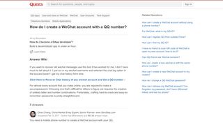 
                            11. How to create a WeChat account with a QQ number - Quora