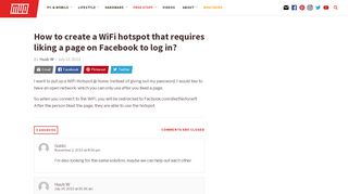
                            5. How to create a WiFi hotspot that requires liking a …