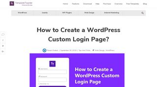 
                            7. How to Create a WordPress Custom Login Page?
