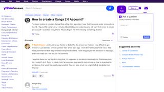 
                            5. How to create a Xanga 2.0 Account? | Yahoo Answers