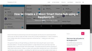 
                            6. How to: Create a Z-Wave Smart Home hub using a Raspberry Pi