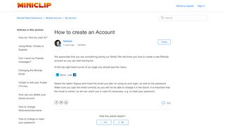 
                            7. How to create an Account – Miniclip Player Experience