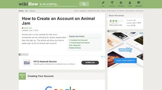 
                            7. How to Create an Account on Animal Jam (with Pictures ...