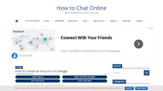 
                            1. How to Create an Account on Omegle | How to Chat Online