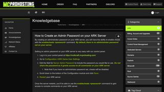 
                            4. How to Create an Admin Password on your ARK Server ...