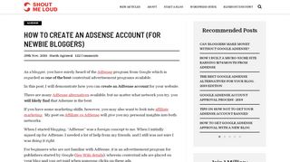 
                            4. How to Create an AdSense Account (For Newbie Bloggers)