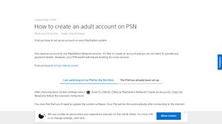 
                            9. How to create an adult account on PSN - PlayStation