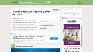 
                            3. How to Create an Android Market Account: 9 Steps (with ...