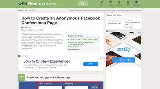 
                            6. How to Create an Anonymous Facebook Confessions Page