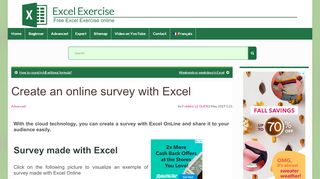 
                            5. How to create an online survey with Excel? - Excel …