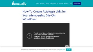 
                            3. How To Create Autologin Links for Your ... - AccessAlly