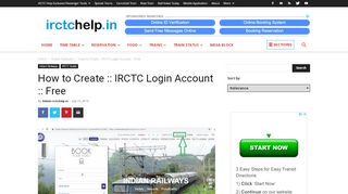 
                            8. How to Create :: IRCTC Login Account :: Free | IRCTC …