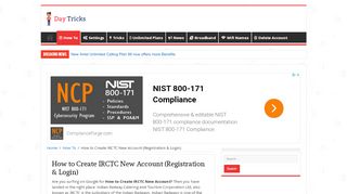 
                            7. How to Create IRCTC New Account (Registration & Sign Up)