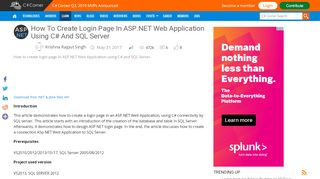 
                            3. How To Create Login Page In ASP.NET Web Application Using ...