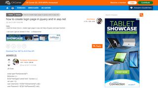 
                            4. how to create login page in jquery and in asp.net - C# Corner